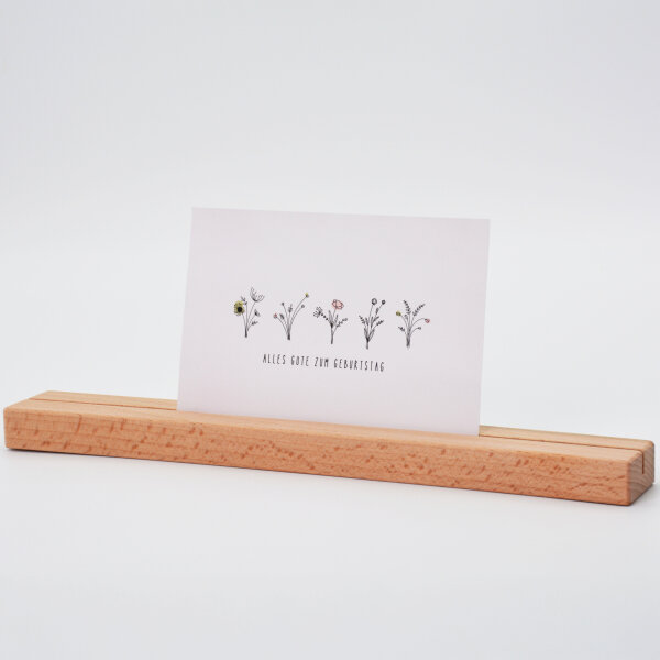 Kartenhalter aus Buche