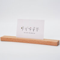 Kartenhalter aus Buche
