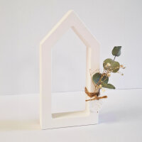 Haus mit Trockenblume (groß)